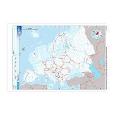 Mapas Rivadavia Oficio Block Europa Pol Print Copy