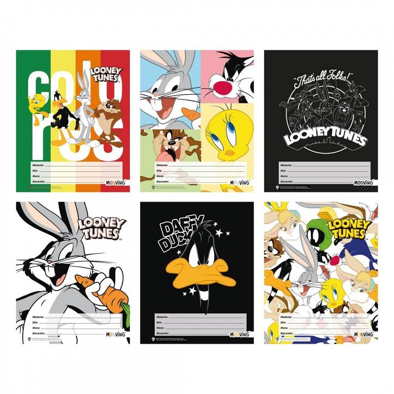 Separador P Materias Mooving Nro Looney Tunes Print Copy