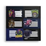 ETIQUETA ESCOLAR MOOVING FORTNITE